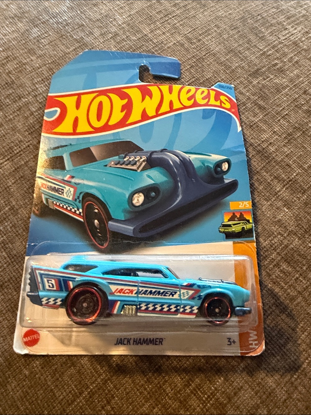 Hot Wheels Jack Hammer HW Modified 2/5 Blue Muscle‎ Wagon